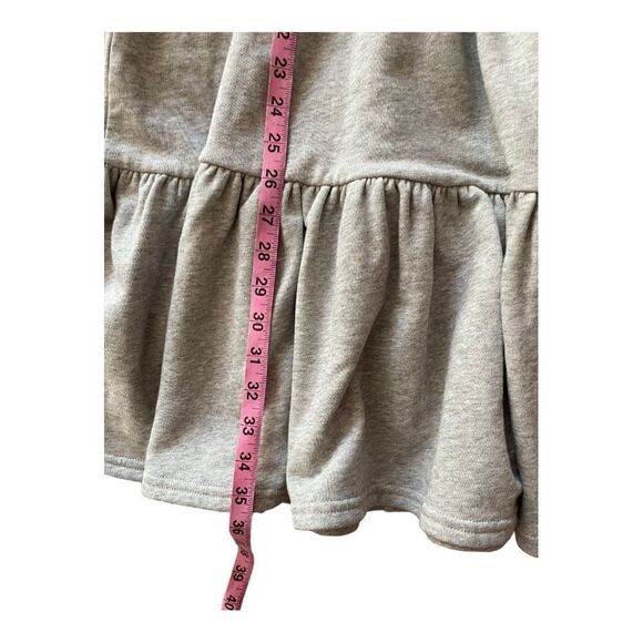 Kate Spade Broome Street Gray Ruffle Sweatshirt Dress Long Sleeves Sz Small EUC - Picture 6 of 8